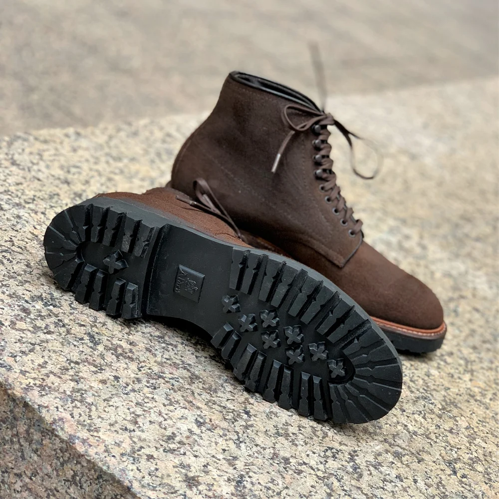 ALDEN N0905H 7.5D インディブーツ　タバコリバースシャモア ALDEN N0905H 7.5D インディブーツ リバースシャモア タバコ